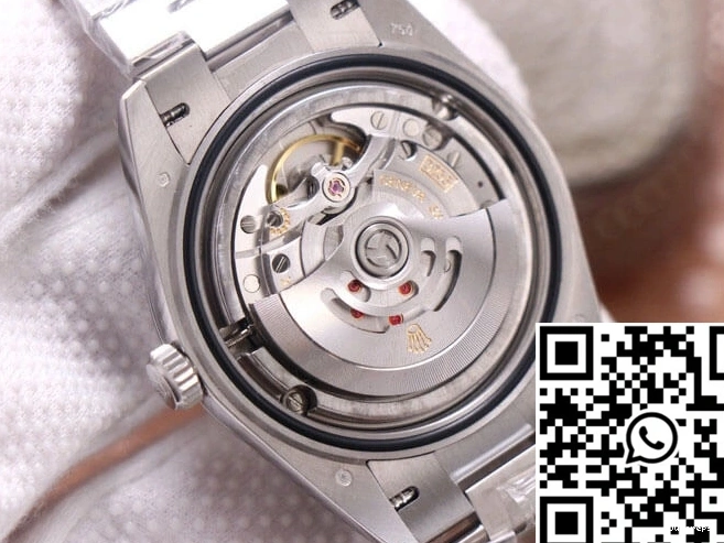 EW M228349RBR-0008 Gold Factory Rolex White Dial Day-Date Grey 0513